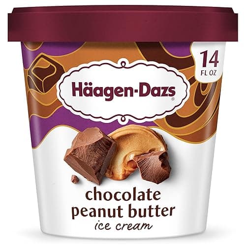 Haagen-Dazs Chocolate Peanut Butter Ice Cream, 14 fl oz (Frozen) - 14 Fl Oz