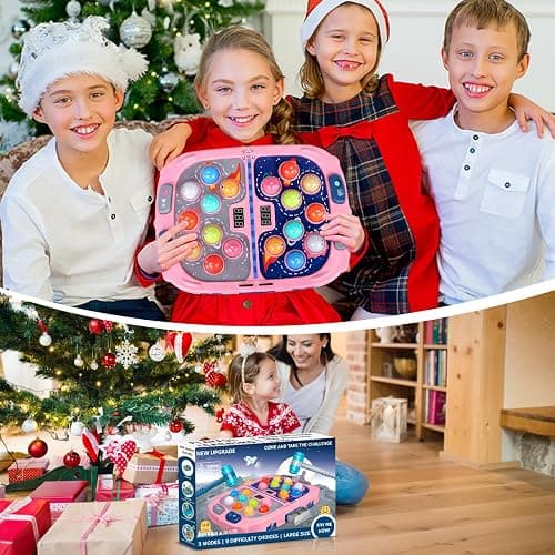 Toy Whack Game Mole for Girls, Toddler Toys for 3-8 Year Old Girls, Kids Gift for Girls Ages 3, 4, 5, 6, 7, 8, 9, 10+ Years Old, 3-12th Birthday Interactive Educational Toys with Sound, Light, 3 Modes thumbnail 6