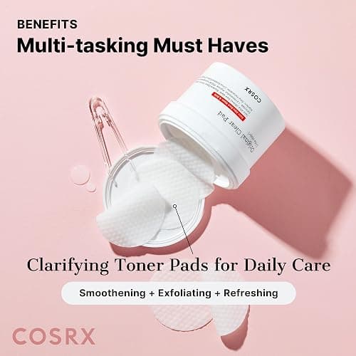 COSRX BHA Toner Pads, 70 Sheets, Exfoliating Pads for Dead Skin & Blackheads, Minimize Pores, Prevent Breakouts, Improve Skin Texture, Korean Skin Care thumbnail 6