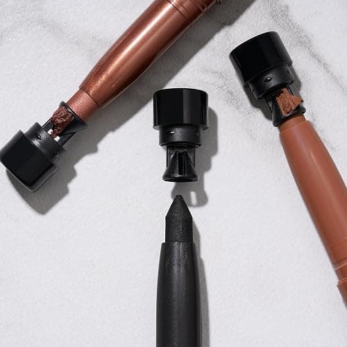 LAURA GELLER NEW YORK Kajal Longwear Kohl Eyeliner Pencil with Caffeine, Smooth & Blendable Makeup, Deep Black thumbnail 8