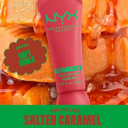NYX PROFESSIONAL MAKEUP Smushy Matte Lip Balm, Tinted Lip Moisturizer with Soft, Matte Finish - Soft Smile (Soft Nude) thumbnail 3