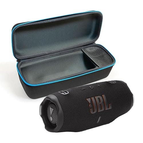 JBL Charge 6 (Black) + Bundle with divvi! Protective Hardshell Case (Black) - Image 1