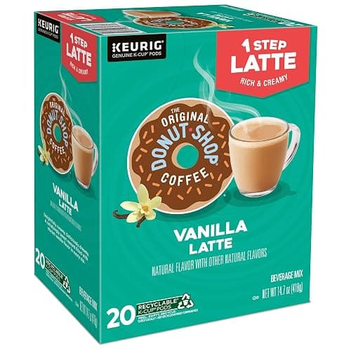 The Original Donut Shop Vanilla Latte, Single-Serve Keurig K-Cup Pods, Flavored Coffee, 20 Count thumbnail 14