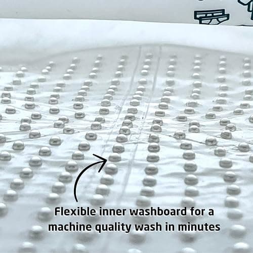 Scrubba Untouched Wash Bag - Portable Washing Machine - Eco-Friendly Manual Washing Machine for Travel, Camping, Baby Clothes - Travel Essentials, Gift - use with Laundry Detergent, & Sheets - 5.3 oz. thumbnail 5