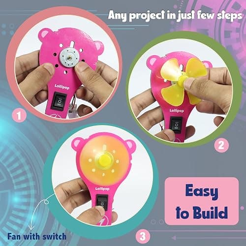 Butterfly EduFields 100+ Girls Engineering Science Kit for Kids Age 8-12 | 100+ STEM Projects & Science Experiments | Educational Learning Toy | Birthday Gifts for 8 9 10 11 12 Year Old Girls thumbnail 4