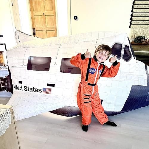 AirFort Inflatable Fort for Kids, Builds in 30 Sec, Play Tent Age 3+ (Space Shuttle) thumbnail 2