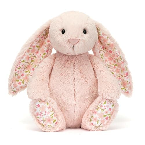 Jellycat Blossom Blush Bunny Cherry Stuffed Animal, Medium thumbnail 2