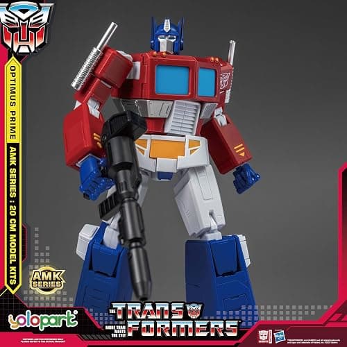 YOLOPARK Optimus Prime Transformer Toys,AMK Series 7.87 Inch Highly Articulated Transformers G1 Action Figures with Weaponry for Adults Boys Girls,No Converting thumbnail 8