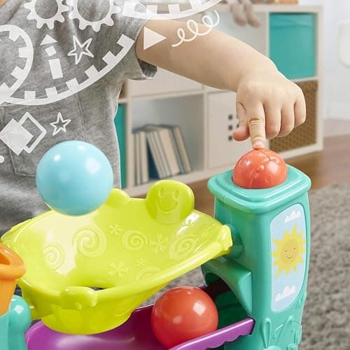 Playskool Chase 'N Go Ball Popper Toy for Active Babies and Toddlers with 4 Colorful Balls For Boys Girls and Kids Ages 9, 10, 11, 12 Months and Up thumbnail 2