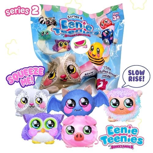 Squeezamals Eenie Teenies 10pks with an Eenie Teenie Character in Each! Collect All 24 Characters from Series 2 Mini-Blind Packed Fun! Made, Safe Materials thumbnail 4