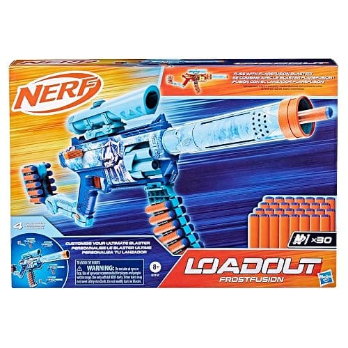 Nerf Loadout FrostFusion Blaster, 4 Interchangeable Attachment Accessories, 30 Nerf N1 Darts, Kids Outdoor Toys, Ages 8+ (Amazon Exclusive) thumbnail 3