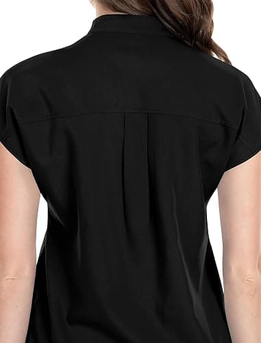 niaahinn Scrubs Set for Women Nurse Uniform Jogger Suit Stretch Top & Pants with Multi Pocket for Nurse Esthetician Workwear thumbnail 5