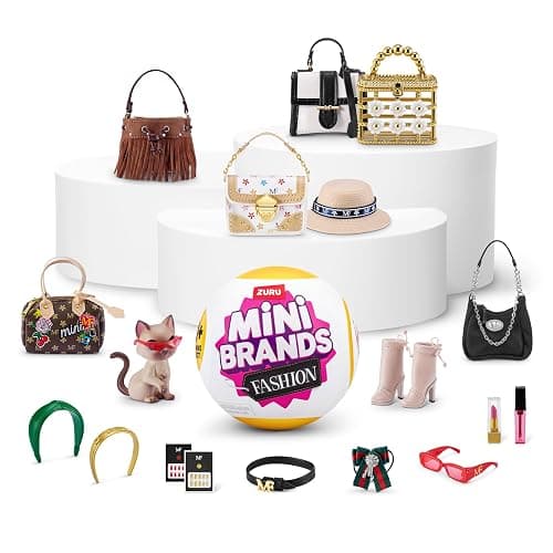 Mini Brands Fashion 2 Pack Series 3 by ZURU Real Miniature Fashion Brands Collectible Toy, 2 Capsules of 5 Mystery Miniature Brands for Girls, Teens, Adults and Collectors (2 Pack) thumbnail 6