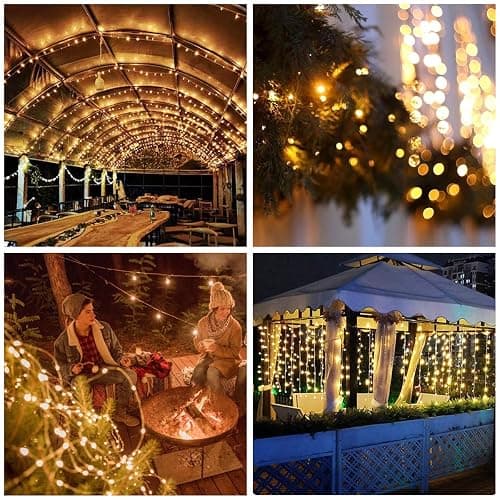 Vicloon 3mx3m Curtain Fairy Lights, 300 LED Curtain Lights, Waterproof Window String Light with Remote Control Timer for Decorate, Outdoor, Indoor, Party, Bedroom thumbnail 6