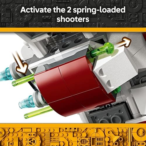 LEGO Star Wars: The Clone Wars Ahsoka's Jedi Interceptor Spaceship Building Toy - Kids Star Wars Toy for Boys and Girls, Ages 8+ - Gift Idea for Birthdays - 75401 thumbnail 4