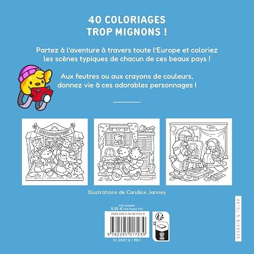 Europe Cosy - Jade Summer - Coloriages fun et mignons pour adultes pour se détendre - Cosy colo thumbnail 2