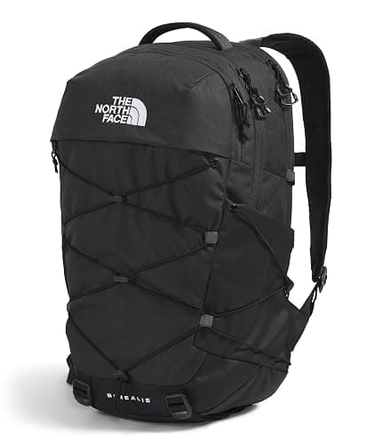 The North Face Borealis Commuter Laptop Backpack | Water Repellent Finish, 16" Laptop Sleeve, Large Main Compartment for Everyday Carry, Asphalt Grey Light Heather/TNF Black-NPF, One Size thumbnail 2