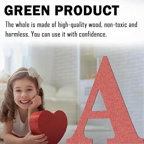 17 Inch Large Wooden Letters, Paintable Large Wood Letter for Crafts, Unfinished Blank Wood Alphabet Letter for Birthday, Parties, Wedding, Christmas Home Decoration(Letter C) thumbnail 4