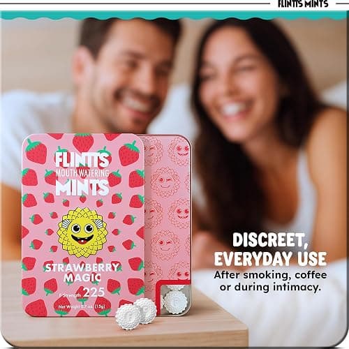 Flintts Mints After Party Pack – Sugar Free Mouthwatering Mints for Dry Mouth Relief & Freshness – Vegan Oral Health Support with Sparkle Effect – Pocket Travel Saliva Substitute, Lozenges Alternative thumbnail 7