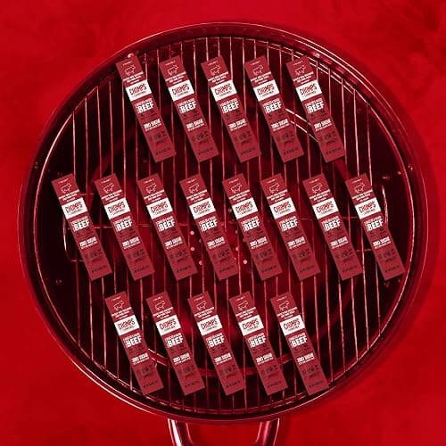 Chomps Snack Size Grass-Fed and Finished Smoky BBQ Beef Jerky Snack Sticks 0.5oz 24-Pack - Keto, Paleo, Whole30, 4g Lean Meat Protein, Gluten-Free, Zero Sugar Food, Non-GMO Chomplings thumbnail 7