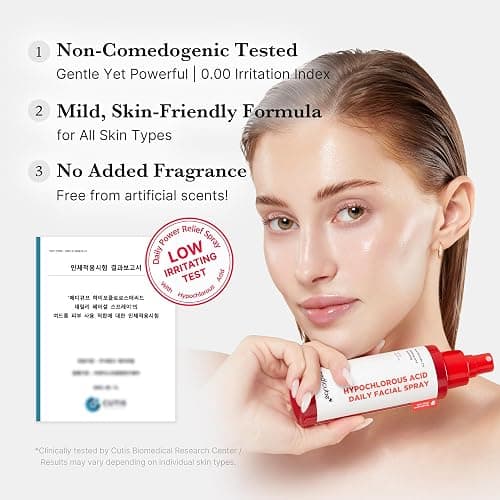 medicube Power Soothing Spray, Hypochlorous Acid Spray For All Skin Types, Delicate Skin Daily Solution & Post-Sun Care, HOCI Facial Mist for Soothing & Calming , Korean Skincare, 4.22 fl.oz thumbnail 7