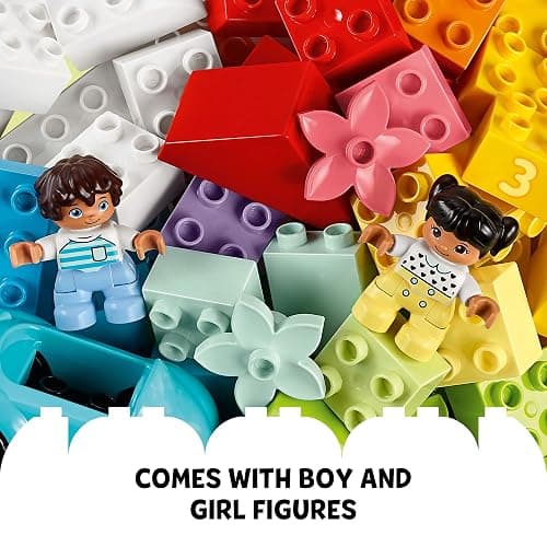 LEGO DUPLO Classic Brick Box Building Blocks - Stacking Toys for Toddlers, Ages 1.5+ Years - Learning & Educational Toys for Preschool - Develop Fine Motor Skills - Gift for Christmas - 10913 thumbnail 8