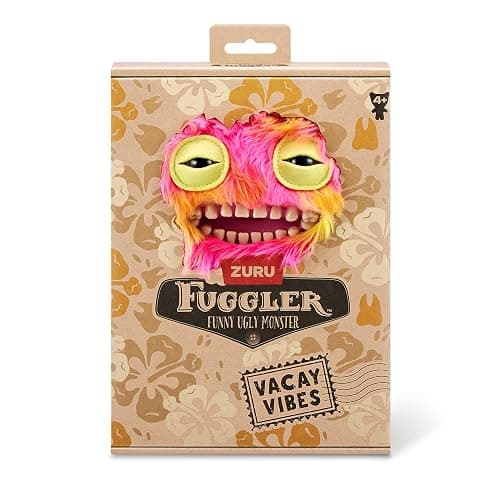 Fuggler Vacay Vibes by ZURU, Funny Ugly Monster, Plush, Collectible, Toy (Mr Buttons - Multi) thumbnail 4