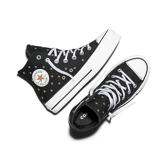 Converse Womens Chuck Taylor All Star Lift Platform Embroidered Stars High Top Sneaker thumbnail 4