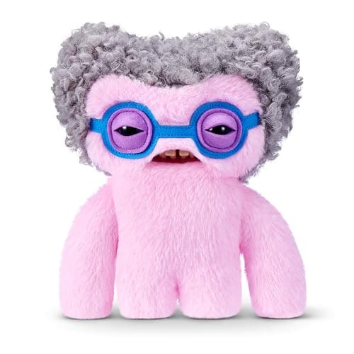 Fuggler Old Fogies 9-Inch Plush Toy (Squidge) by ZURU – Funny Ugly Monster Stuffed Animal with Human-Like Teeth, Collectible Plush for Kids, Tweens, Teens, Adults & Weird Toy Lovers - Image 1