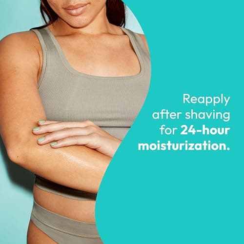Skintimate 2-in-1 Shave Oil & Moisturizer, Fragrance Free, 7.3oz | Shaving Oil, After Shave for Women Bikini Area Moisturizer with Vitamin E and Aloe, Shaving Cream Alternative, 7.3 fl oz thumbnail 10