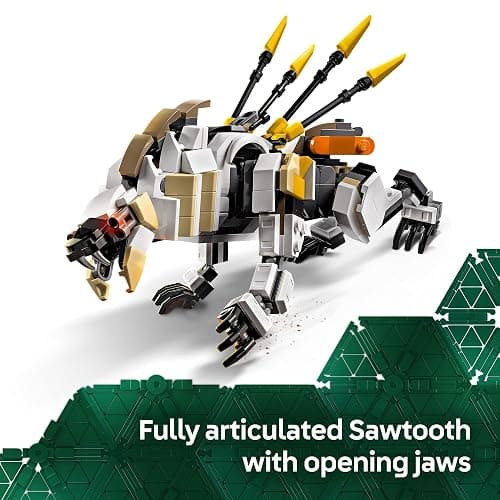 LEGO Horizon Adventures Aloy & Varl vs. Shell-Walker & Sawtooth Kids Toy - Building Toy for Boys & Girls, Ages 9+ - Gaming Gift Idea for Horizon Fans - 77037 thumbnail 4