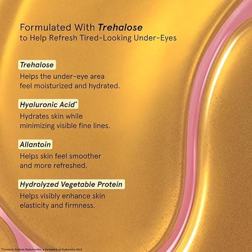 grace & stella Award Winning Eye Patches for Puffy Eyes | Birthday Gifts for Women - Under Eye Mask for Dark Circles & Undereye Bags - Gifts for Mom - Vegan Self Care (24 Pairs, Gold) thumbnail 4