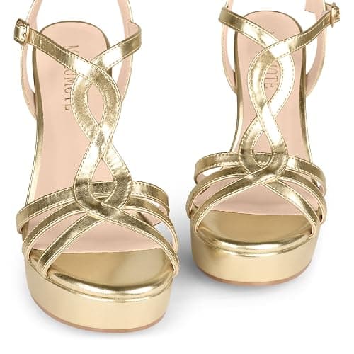 MERUMOTE Platform Stilettos 5" Peep Toe Sandals | High Heels, Sandals Stilettos, Dress Shoes for Women, Party Prom Shoes thumbnail 6