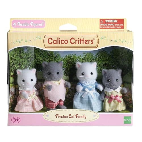 Calico Critters Persian Cat Family - Set of 4 Collectible Doll Figures for Children Ages 3+ thumbnail 4