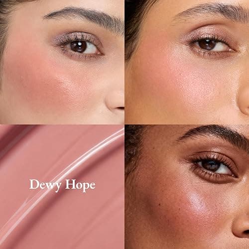 Exmiloo Liquid Blush for Cheeks, Lightweight Liquid Blush for a Natural Look, Buildable & Smooth Sheer Dewy Finish, Vegan & Cruelty-Free, Dewy Hope thumbnail 2