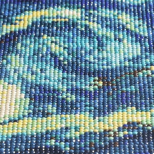 5D Diamond Painting Kit Completo, Pittura Diamante Cielo Stellato per Bambini DIY Strass Ricamo a Punto Croce Decorazione per Casa 30x40cm thumbnail 4