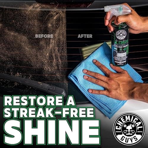 Chemical Guys, Signature Series Glass & Window Cleaner, Tint Safe, 16 oz | Ammonia-free and tint-safe, clears fingerprints, smoke film and grime from glass, mirrors and windshields thumbnail 5
