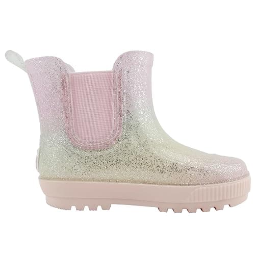 BEARPAW Toddler and Kids' Chelsea Rain Boots, Waterproof Rubber Rainboot, Girls/Boys Light Water Shoes for Muddy Park/Hiking thumbnail 5