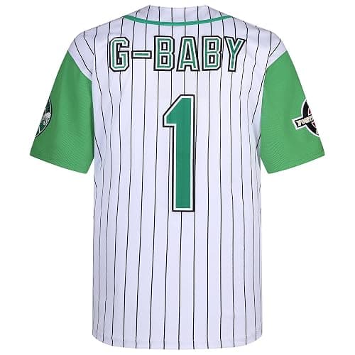 Aolapo G-Baby Jerseys, Embroidery Breathable #1 Jarius Evans Hardball Shirt Baseball Jersey for Men S-XXXL thumbnail 2