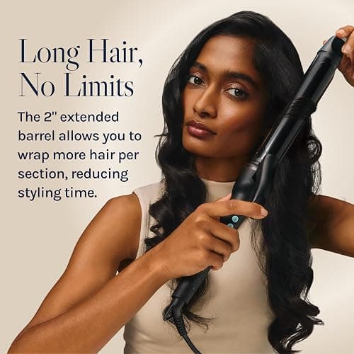 Bio Ionic Long Barrel Styler,Curling Iron with Moisture Heat Technology & NanoIonic MX, Verstatile Curling Wand thumbnail 2