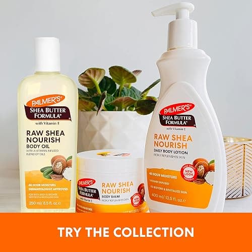 Palmer's Shea Formula Raw Shea Body Oil with Vitamin E, Deep Body Moisturizer to Soothe & Nourish Dry, Sensitive & Eczema-Prone Skin, 8.5 oz thumbnail 11