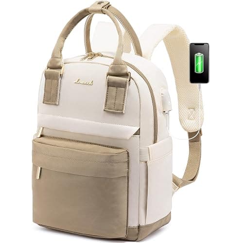 LOVEVOOK Mini Backpack for Women Stylish Waterproof Backpack Purse with USB Port, Cute Bookbag for College School Travel - Image 1