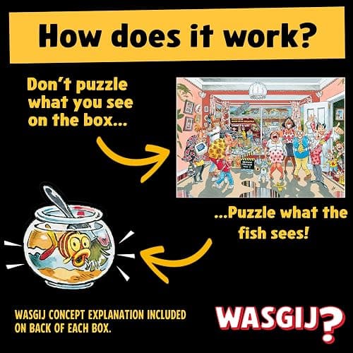 Wasgij Retro Original 9, Home Improvements - Unique 1000 Piece Jigsaw Puzzle for Adults - Colourful, Puzzling, Challenging & Brainteasing Adult Jigsaws - 100% Recycled Cardboard 1000Pc Puzzles - Jumbo thumbnail 3