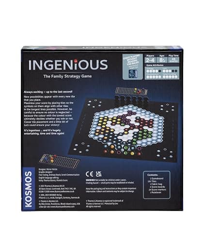 Thames & Kosmos Ingenious | Family Strategy Game of Tile Placement & Pattern Building | Ages 8+ | 2–4 Players | Abstract Board Game for Game Night thumbnail 3