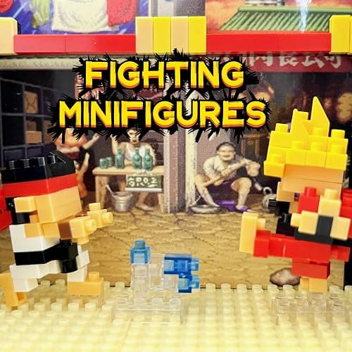 Vziimo Fighter Game Micro Blocks Sets for Adults and Teens 14+ Building Toys, Creative Bricks Gifts for Game Fans- Compatible with Nano(1060 Pieces) thumbnail 7