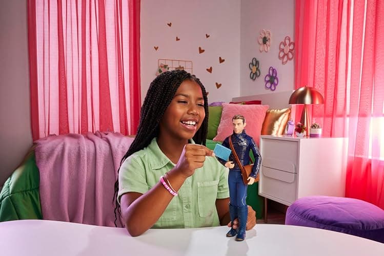 Mattel Wicked Movie Fiyero Doll with School Uniform, Satchel and Textbook Accessories, Collectible Fashion Figure thumbnail 2