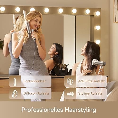 dreame Pocket Pro Hochgeschwindigkeits-Haartrockner, 3 klappbare Formen, 300 g, 110.000 U/min Motor, 300 Millionen negative Ionen/cm³, konstant 57 °C, 40s NTC-Trocknung, geräuscharm thumbnail 3