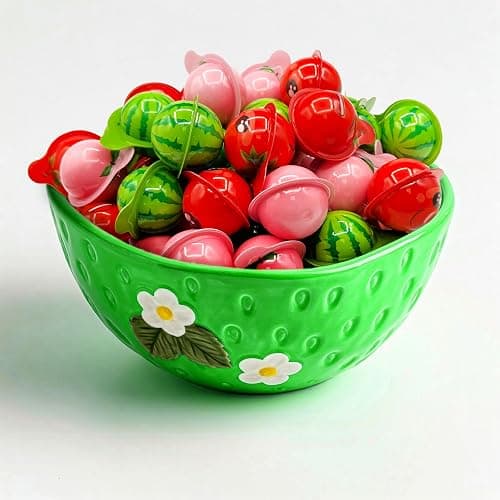 Fruit Gummy Balls Mix - 19 Ounce Jar (30 Count) - Jelly Filled Gummies - Individually Wrapped Gummy Candy - Watermelon, Strawberry, Peach - Easter Candy for Eggs & Goodie Bags thumbnail 7