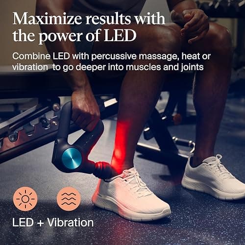 Therabody Theragun PRO Plus - 6-in-1 Deep Tissue Percussion Massage Gun, Handheld Personal Massager for Full Body Pain Relief & Muscle Tension with Biometric Breathwork, Vibration & Heated Attachments thumbnail 5