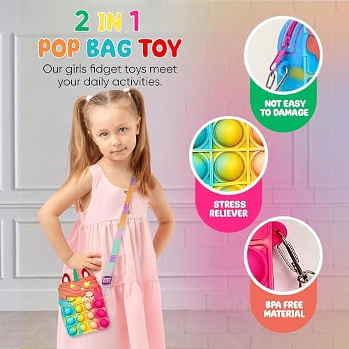 120 Pcs Fidget Toys Pack, Pop Sensory Party Favors Set Gifts for Kids Adults Boy Girl Stocking Stuffers Autistic Bulk Goodie Bag Filler Treasure Box Classroom Prizes School thumbnail 3